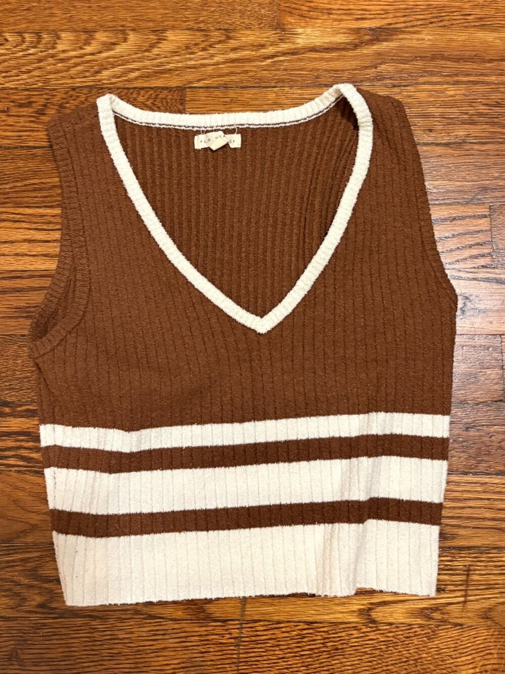 V-neck sweater vest